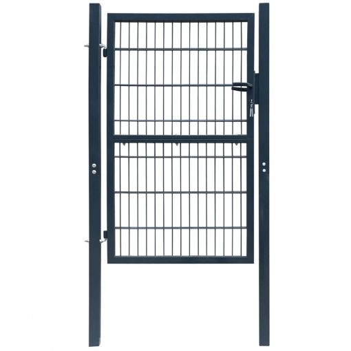 2D ograjna vrata (enojna) antracitno siva 106x170 cm