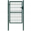 2D ograjna vrata (enojna) zelena 106x210 cm