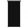 Balkonska stranska tenda 140x250 cm črna