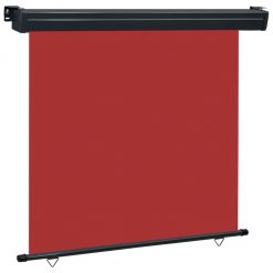 Balkonska stranska tenda 160x250 cm rdeča
