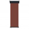Balkonska stranska tenda 60x250 cm rjava