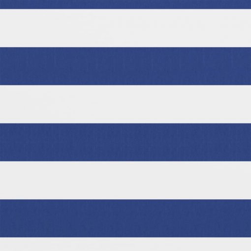 Balkonsko platno belo in modro 75x300 cm oksford blago