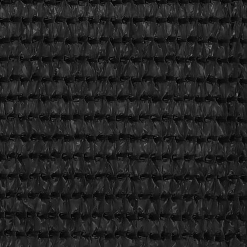 Balkonsko platno črno 120x600 cm HDPE