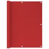 Balkonsko platno rdeče 120x500 cm HDPE