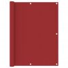 Balkonsko platno rdeče 120x600 cm oksford blago