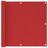 Balkonsko platno rdeče 90x600 cm HDPE