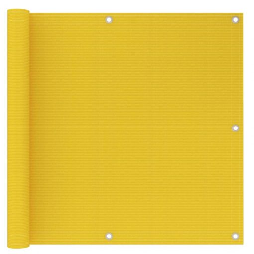 Balkonsko platno rumeno 90x300 cm HDPE