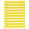 Balkonsko platno rumeno in belo 120x400 cm HDPE