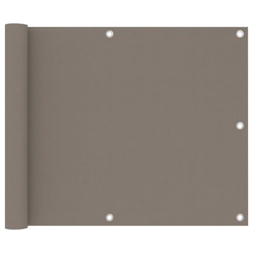 Balkonsko platno taupe 75x300 cm oksford blago