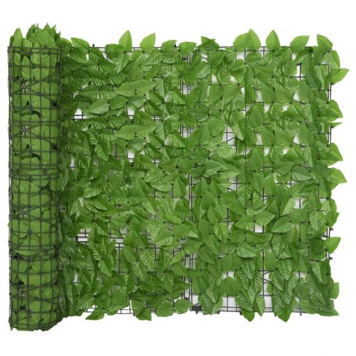 Balkonsko platno z zelenim listjem 300x100 cm
