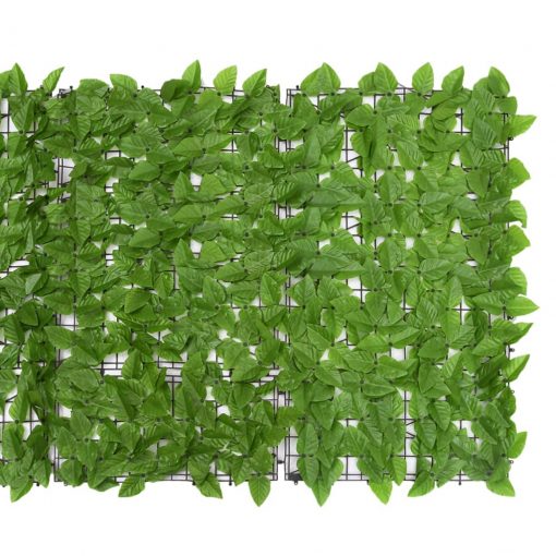 Balkonsko platno z zelenim listjem 500x100 cm