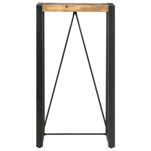 Barska miza 60x60x110 cm iz trdnega predelanega lesa
