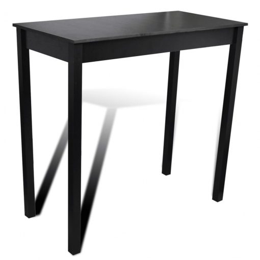 Barska miza MDF črna 115x55x107 cm