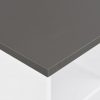 Barska miza bela in antracitno siva 60x60x110 cm