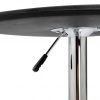 Barska miza črna Ø60 cm mediapan