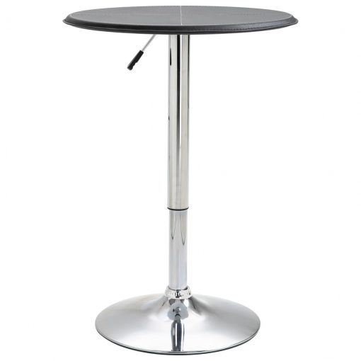 Barska miza črna Ø60 cm mediapan