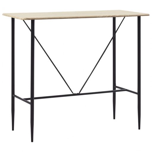 Barska miza hrast 120x60x110 cm mediapan