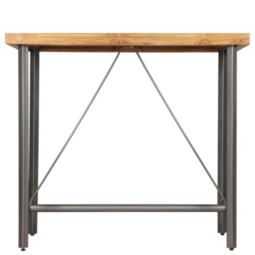 Barska miza iz trdne predelane tikovine 120x58x106 cm
