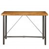 Barska miza iz trdne predelane tikovine 150x70x106 cm