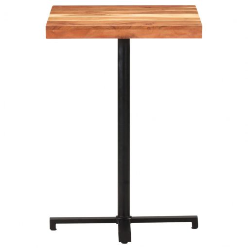Barska miza kvadratna 60x60x110 cm trden akacijev les