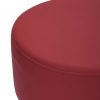 Barski stolčki 2 kosa vinsko rdeče umetno usnje