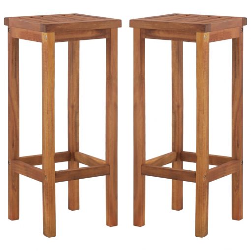 Barski stoli 2 kosa trden akacijev les