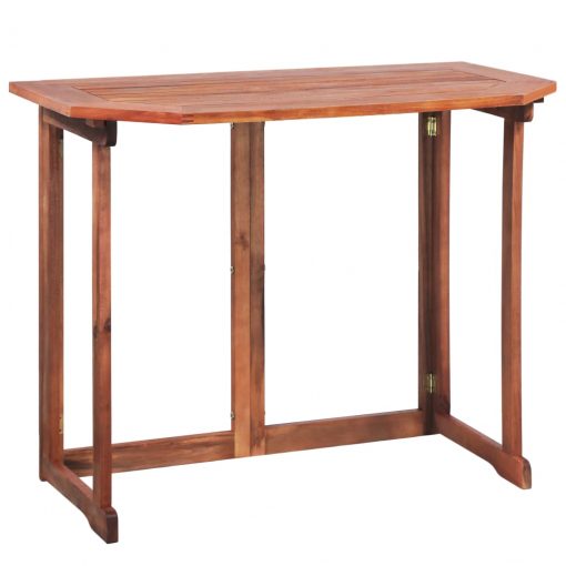 Bistro miza 90x50x75 cm trden akacijev les