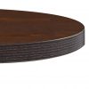 Bistro miza temno rjava 60 cm mediapan