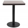 Bistro miza temno rjava 60x60 cm mediapan