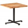 Bistro mizica kvadratna 80x80x75 cm trden akacijev les