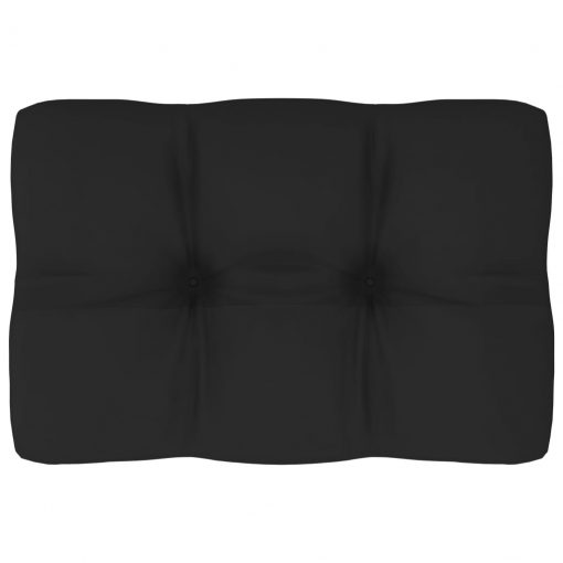 Blazina za kavč iz palet črna 60x40x10 cm