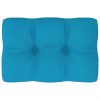 Blazina za kavč iz palet modra 60x40x10 cm
