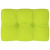 Blazina za kavč iz palet svetlo zelena 60x40x10 cm