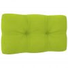 Blazina za kavč iz palet svetlo zelena 70x40x10 cm