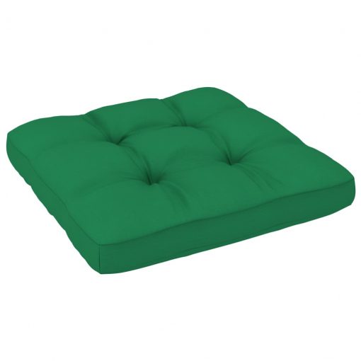 Blazina za kavč iz palet zelena 60x60x10 cm