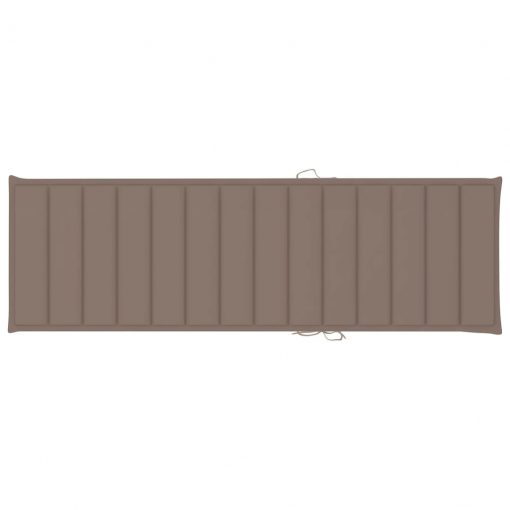 Blazina za ležalnik taupe 200x70x3 cm blago