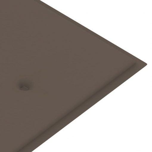 Blazina za vrtno klop taupe 180x50x3 cm