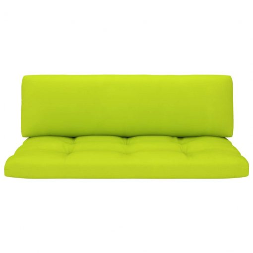Blazine za kavč iz palet 2 kosa svetlo zelene