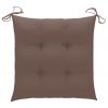 Blazine za stole 4 kosi taupe 40x40x7 cm blago