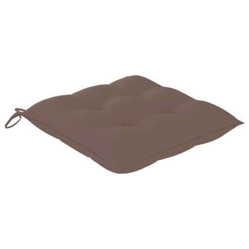 Blazine za stole 4 kosi taupe 40x40x7 cm blago