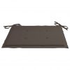 Blazine za vrtne stole 6 kosov taupe 50x50x3 cm blago