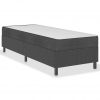 Boxspring postelja temno siva iz blaga 100x200 cm