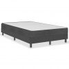 Boxspring postelja temno siva iz blaga 120x200 cm