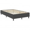 Boxspring postelja temno siva iz blaga 120x200 cm