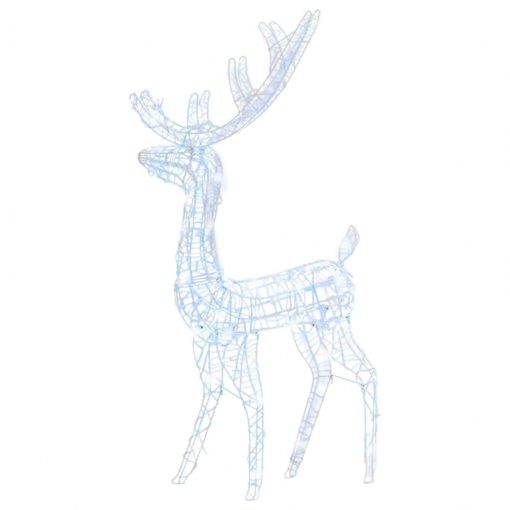 Božična dekoracija jelen 140 hladno belih LED lučk 120 cm