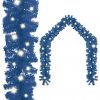 Božična girlanda z LED lučkami 10 m modra