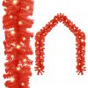 Božična girlanda z LED lučkami 10 m rdeča