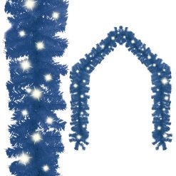 Božična girlanda z LED lučkami 20 m modra