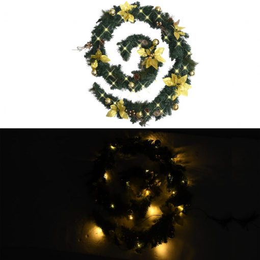 Božična girlanda z LED lučkami zelena 2
