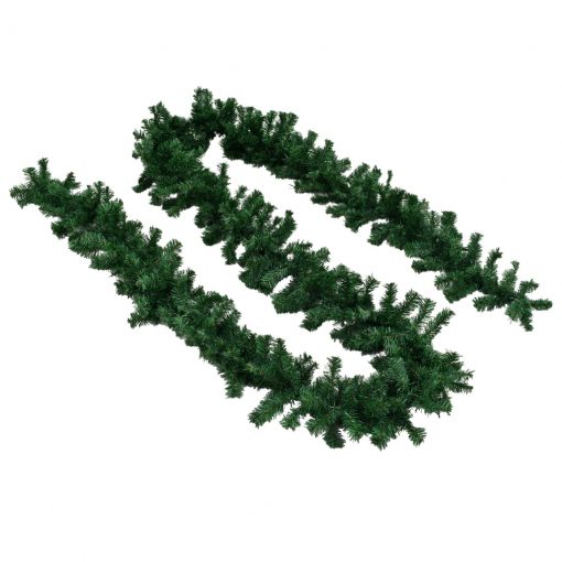 Božične girlande 4 kosi zelene 270 cm PVC